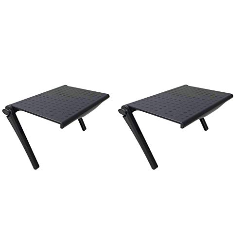 2 Pcs Étagère Supérieure de l'Écran Étagère Supérieure TV Moniteur Pliable Support Moniteur Tablette Supérieure Stockage Réglable Dessus d'écran Support de Dordinateur pour TV Box Routeur