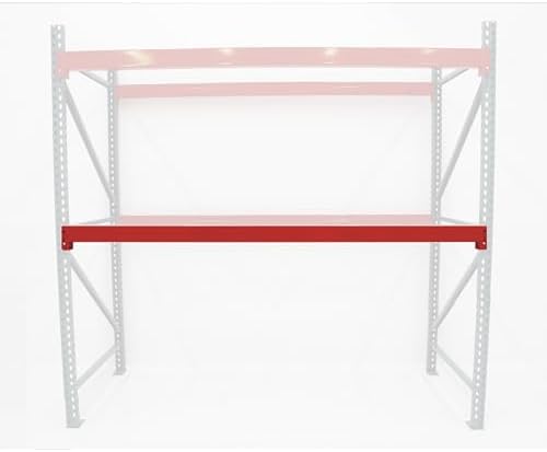 AK Industrial Teardrop Pallet Rack Cross Beam - 108in.L, Model Number AK-RBI-108-4.65
