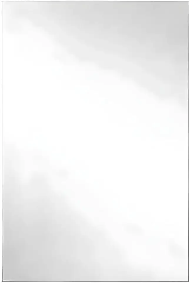 Espelho Adesivo Decorativo Flexível em PVC 30x40 cm para Parede Quarto, Banheiro e Sala