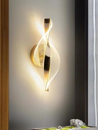 Image of kinis Slim Profile LED Wall Sconce for Living Room Space-Saving LED Wall Light-Perfect for Any Room /Modern Style Energy Saving Led Wall Lamps for Bedroom /Led Wall Scone for Home /Kitchen /Restaurants