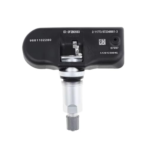 Capteur de pression des pneus TPMS Peugeot 1007 valve robuste référence 9681102280