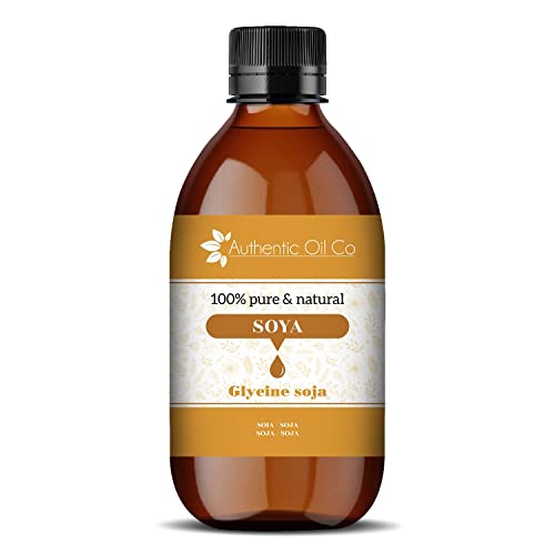 Aceite orgánico de soja puro y natural, prensado en frío, apto para veganos y sin crueldad animal, 500 ml