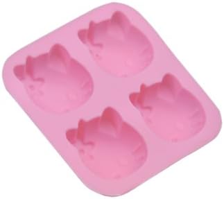 Hello Kitty Form food grade Silicone Ice Cube Mould Mold Pan Tray DIY pink H031