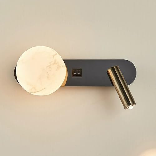 Aplique de pared ajustable LED contra la fatiga visual con luz esférica de 10W