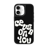 CASETiFY ミラー iPhone 17 ケース [鏡面(スマホカバー) / MagSafe対応/指紋防止] - Crush on you - White - Silver on Black