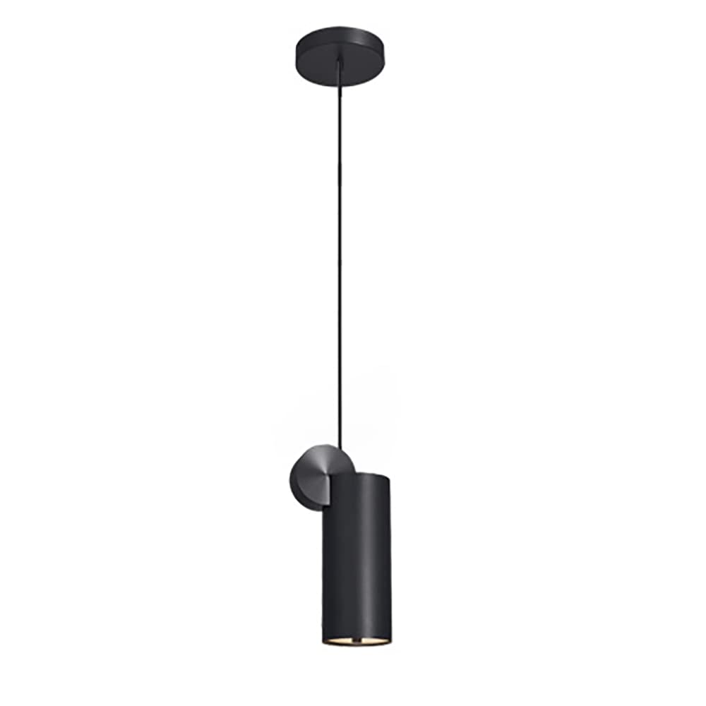 Mini suspension de chevet LED 8W en laiton noir pour luminaire décoratif moderne