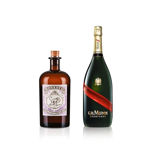 Monkey 47 Ginebra   500ml + Mumm Grand Cordon Brut Champagne   750ml