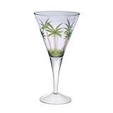 Diligence4us AS-0503 - Copa de vino en relieve, palmera