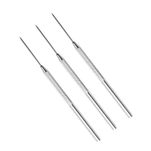 Housoutil 3 Piezas accesorios para manualidades varilla tallada arcilla agujas para tallar cerámica arte herramienta de cerámica herramienta de escultura de cerámica agujas de golpe