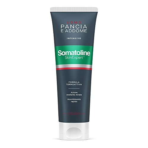 Somatoline SkinExpert, Crema Uomo Pancia e Addome, Trattamento Corpo Intensivo, con Caffeina e Carnitina, 250m
