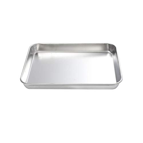 Nostalgie Backblech Backblech mit abnehmbarem Kühlschraubenträger Set Edelstahl Backen Panblatt Nicht toxisch für den Ofen...