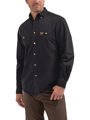 Wrangler Riggs Workwear Mens Logger Twill Long Sleeve...