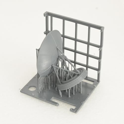 MRY-SFW LYT64022 1/64 Miniature Factory Building Car Accessory Props Display Satellite Radio Astronomy Signal Receiving Antenna - Thumbnail 3