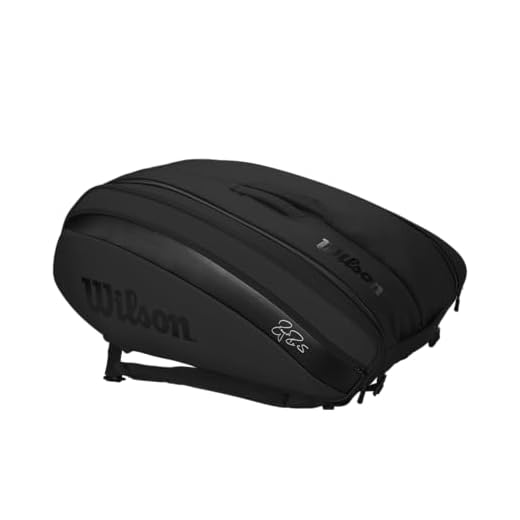 Wilson RF DNA 12 pack Tennis Bag - Black