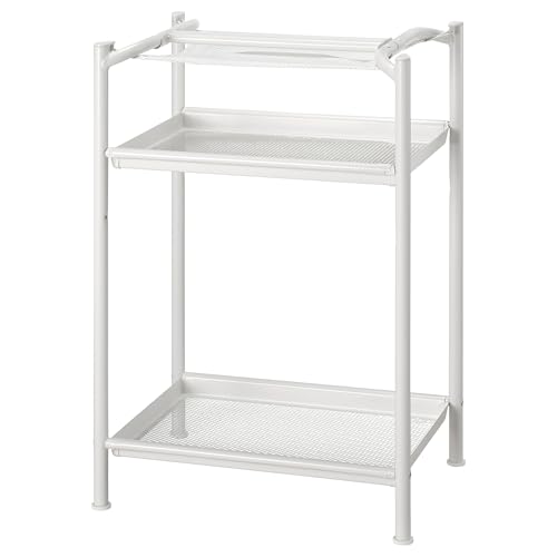 Pied de table avec rangement blanc ProTuning SPÄND individuel pour bureau modulable