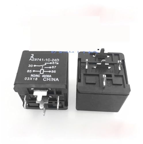 Relais 24V AZ9741-1C-24D AZ97411C24D 24VDC DC24V 5PIN commutation électrique, 5 unités