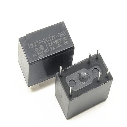 Relais de puissance HK23F-DC12V et 5V pour circuit imprimé PCB 6 broches