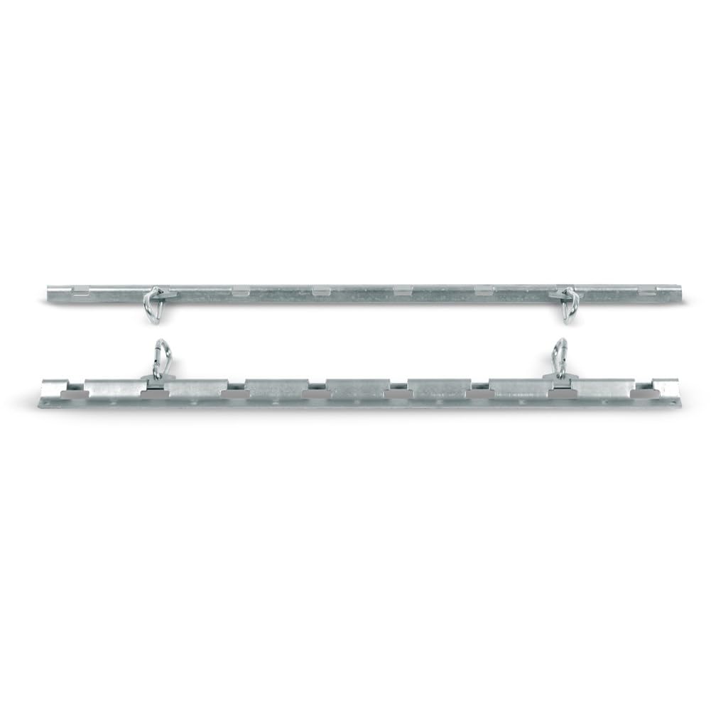 Acebikes Flexi Rail Set Transport Zurrgurtschienenset Motorradtransport 78,5 x 5 x 1 cm