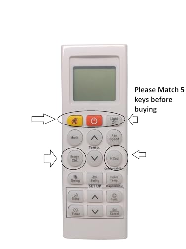 Image of AC Remote Control Compatible for LG Split Air Conditioner /Window AC (Please Check All Photos & Match All Button)