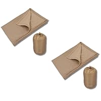 KAMUNA ブランケット 100×140cm コンパクト 携帯用 防災 旅行用 (Sand ×３) Amazon.co.jp: KAMUNA ブランケット 100×140cm コンパクト 携帯用 防災