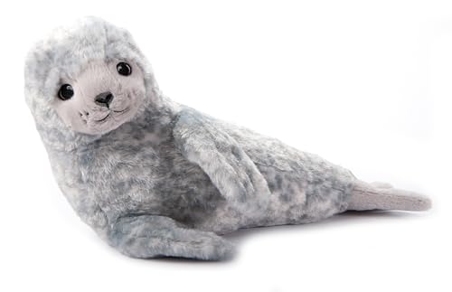 The Petting Zoo Grey Harbor Seal Stuffed Animal Plushie, Kids