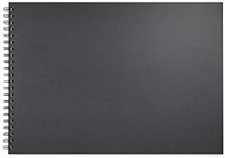 Artgecko Classy Sketchbook A3 Landscape - 80 Pages (40 Sheets) 150gsm White Cartridge Paper