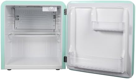 Magic Chef 17.5 in. 1.6 cu.ft. Retro Mini Refrigerator in Mint Green, Without Freezer
