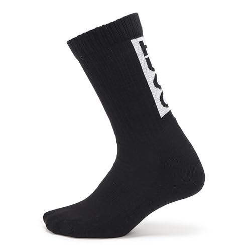 HUGO Men's 3 Pack Back Logo Combed Cotton Socks