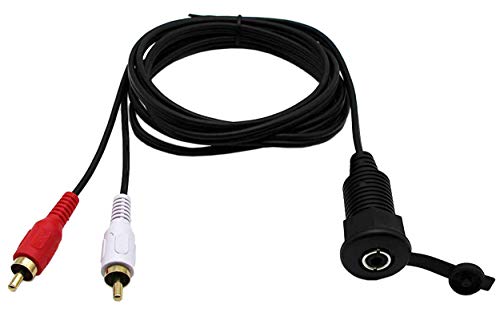 3.5Mm Aux Panel Mount Cable - Zdycgtime 3.5Mm Extension Mount, Dash Mount, Flush Mount, Panel Mount Cable, For Car, Boat, Motorcycle (2M) #TOP4