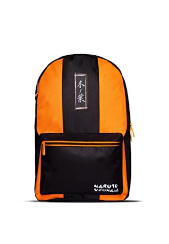 Sac à dos Naruto Uzumaki par Difuzed noir et orange pour fans manga