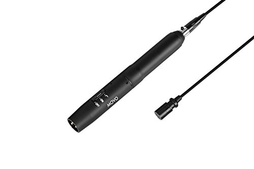 Movo Lv11Od Xlr Lavalier Omnidirectional Condenser Microphone With Phantom Power Supply, 12Mm Mic Capsule, Foam And Deadcat Windscreens, Deluxe Case #TOP6