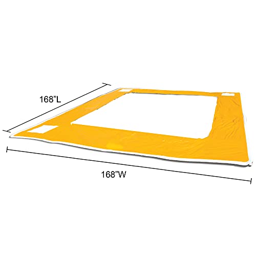 Banzai Home Run Splash Baseball Slide, Length: 14 Ft, Width: 14 Ft, Inflatable Outdoor Backyard Water Slide Splash Toy, Baseball Bat & Ball Included, Slide #TOP4