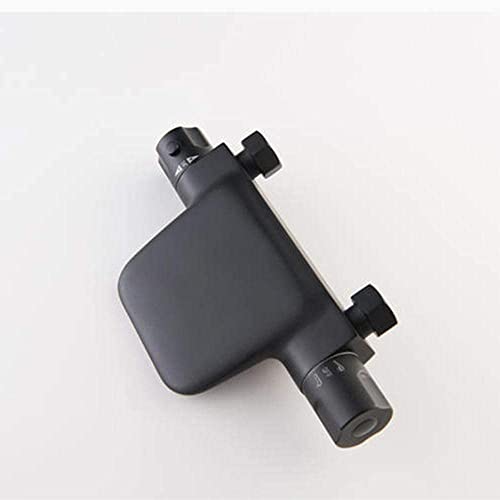 Mitigeur de douche double levier avec robinets de bain cascade et douchette chrome - 7