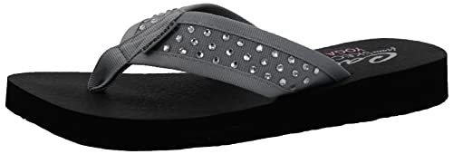 Skechers Cali Women's Meditation-Rhinestone Flip Flop