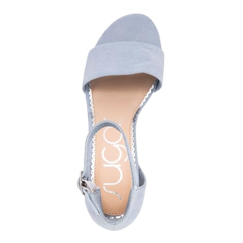 Sugar Women's Block Heel Sandals – Open Toe, Ankle Strap, Comfortable Dress Shoes for Weddings & Casual Wear3