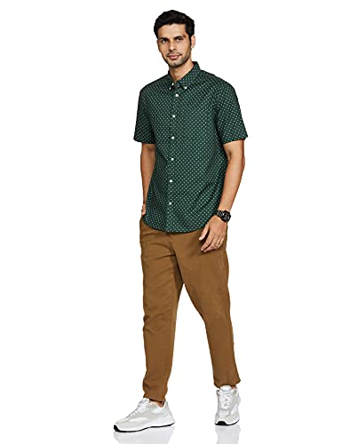 Image of Marks & Spencer Mens Solid Polyester Blend Collared Neck Regular Fit Easy Iron Shirt (Pack of 2)