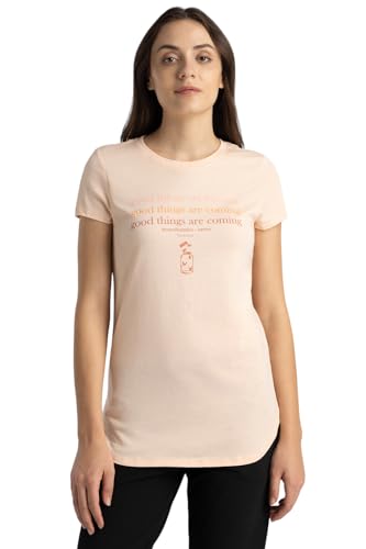 Image of Van Heusen Women's Cotton Regular Fit T-Shirt
