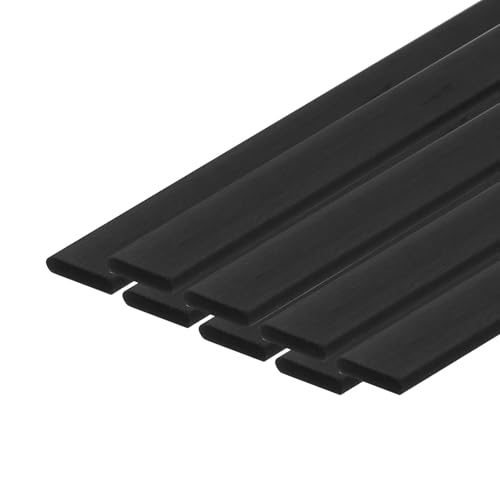 Barres plates en fibre de carbone 1x5x400mm QUARKZMAN pour modélisme et cerf-volant