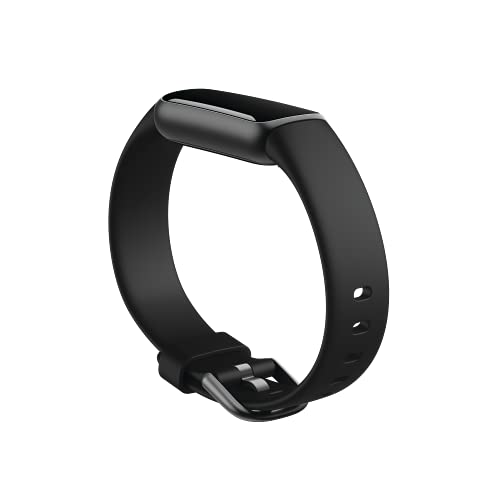 Materiale: sintetico Fitbit - Bracciale classico di lusso, nero, piccolo accessorio unisex per adulti