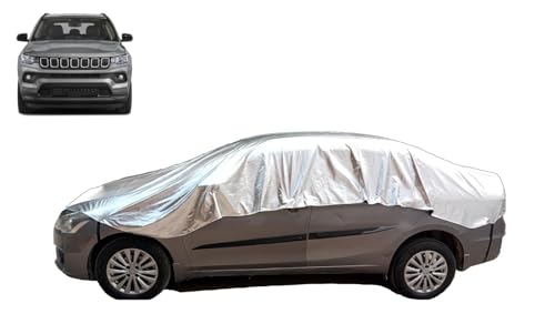 Image of Smart Fabrik || Half Body & Full Body Cover for Car || UV Protection || HeatProof (Jeep Compass, Half Body)