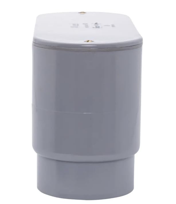 LB2 (RSLB60S) 2" PVC Type LB Conduit Body, Schedule 40, Electrical Access Fitting, Gray, Weatherproof, (1 Unit)