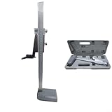 Höhenmessgerät aus Stahl mit 0 200 mm und 0 300 mm Messbereich und klarer 0 02 mm Skala für Bearbeitung von Messanwendungen (0–300 mm)