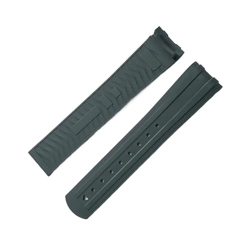 �f�U�C�� 20mm �V�[�}�X�^�[ 300 FKM ���o�[�X�g���b�v FDA ���F�t���I���G���X�g�}�[ �}���`�J���[�I�v�V���� �I���K�ƌ݊�������(Green,20MM_BLACK BUCKLE)