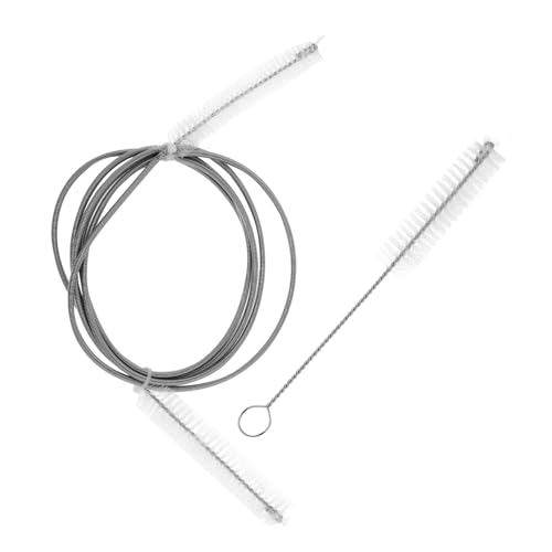 ULTECHNOVO 1 Par escova de tubo de ponta dupla de metal escova de tubulação escova de filtro para má