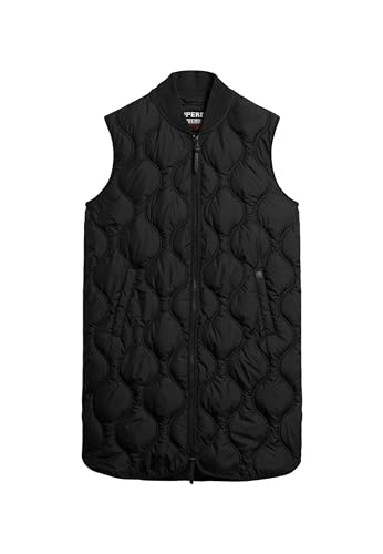 Preisvergleich Produktbild Superdry Damen Lange Studios Weste Schwarz 44