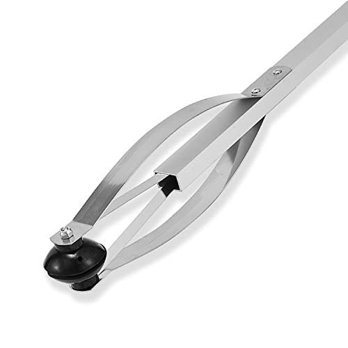 32" Foldable Reacher Grabber Suction Cup Grip Tool, Aluminum Alloy Arm Extender Pick Up Tool for Elderly Arthritis Reach Assist Device, Ideal Indoor and Outdoor Reaching Mobility Aid and Trash Grabber - Thumbnail 4