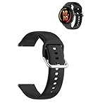 Bands for Garmin Bounce 2 Kids Smartwatch,Sport quick-release Silicone Band for Garmin Bounce 2 Smart Watch,Soft Lightweight & Ventilated Comfort Replacement Strap,Adjustable Wristband,Black
