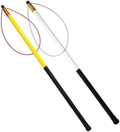 2 Pcs Heavy Duty Telescoping Pool Rescue Hooks, Extendable Lifesaving Device with FRP Pole for Swimming Pools, Waterparks & Gardens, 4.5-6.5 M (14.8-21.3 FT)