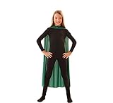  Capa Superhéroe Infantil Verde de 90 cm