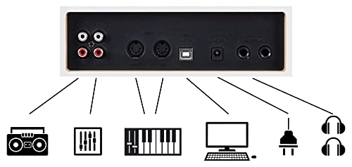 Classic Cantabile DP-230 Piano Numérique – 88 touches clavier à mécanique à marteaux – Clavier électronique avec USB… - Les Beatles, Paul McCartney, John Lennon, RIngo Starr, George Harrison Classic Cantabile DP-230 Piano Numérique - 88 touches clavier à mécanique à marteaux - Clavier électronique avec USB… – Image 7